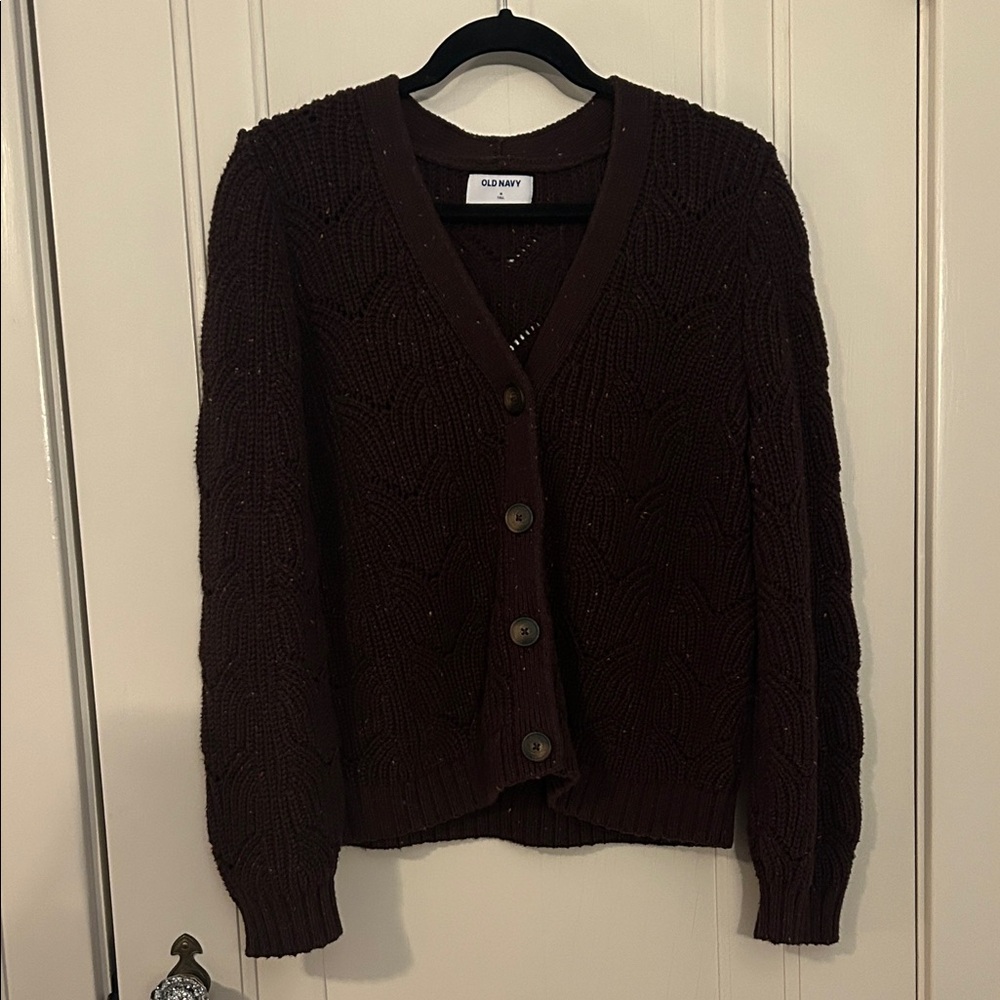 Old Navy Women's Dark Brown Cardigan